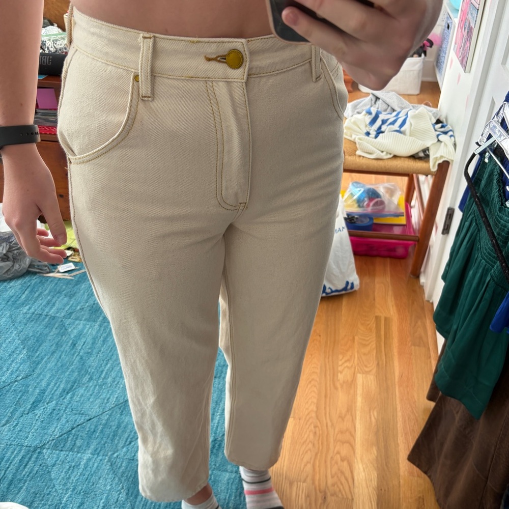 Cream colored pants